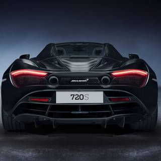 McLaren 720s engine wallpaper