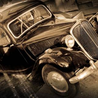 Classic car computer wallpaper