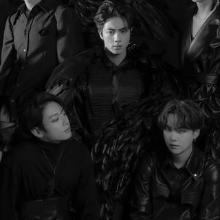 BTS dark iPhone wallpaper