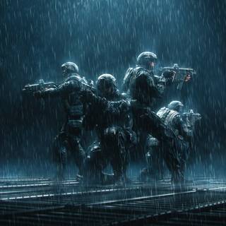 Dark military wallpaper