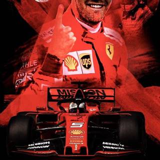 Vettel phone wallpaper