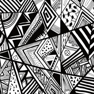 Desktop abstract white and black wallpaper