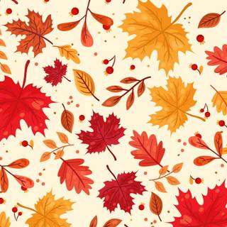 Autumn leaves iPhone wallpaper