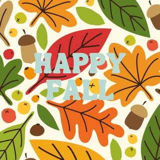 Autumn leaves iPhone wallpaper