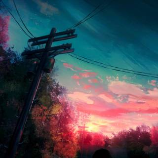 Anime scenary 4k wallpaper