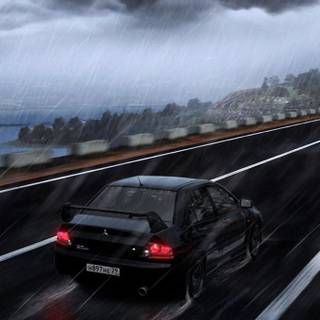 JDM rain wallpaper