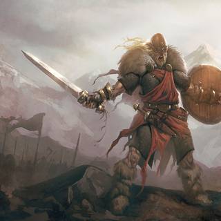 Viking sword wallpaper