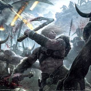 Viking sword wallpaper