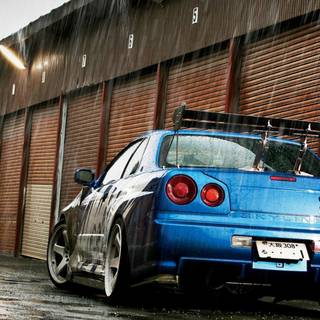 JDM rain wallpaper