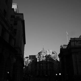 London black and white wallpaper