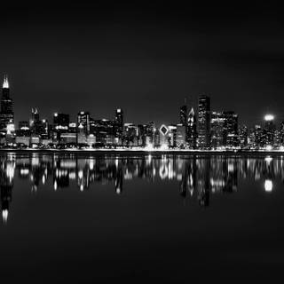 London black and white wallpaper