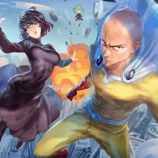 One Punch Man God wallpaper