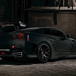 GTR dark wallpaper