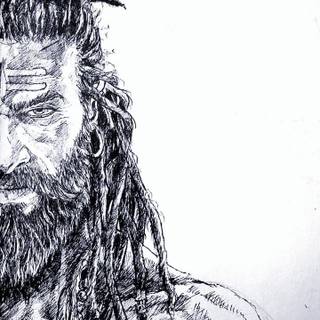 Lord Shiva sketch wallpaper