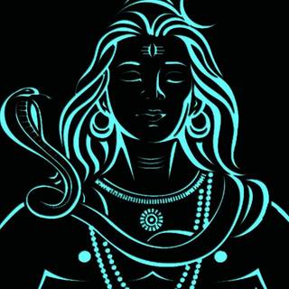 Lord Shiva sketch wallpaper