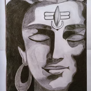 Lord Shiva sketch wallpaper