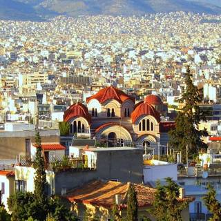 Athens Greece iPhone wallpaper