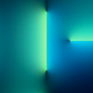 iPhone 13 Pro green wallpaper