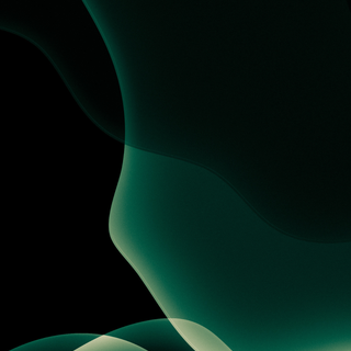iPhone 13 Pro green wallpaper