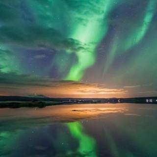 iPhone 13 Pro green wallpaper