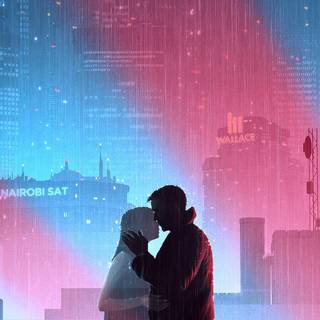 iPhone X love wallpaper