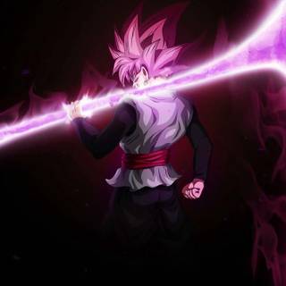 Son Goku black wallpaper