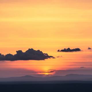 Sunset summer horizontal wallpaper