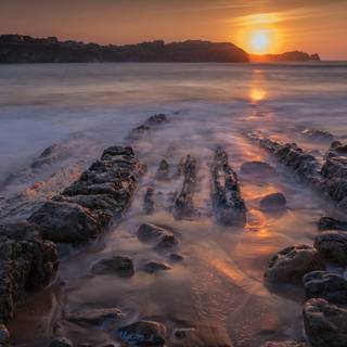 Sunset summer horizontal wallpaper