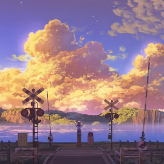 Sunset summer horizontal wallpaper