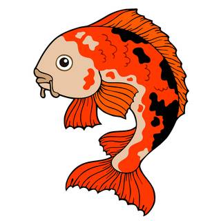 Fish drawing wallpaper