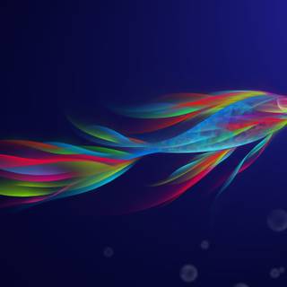 Fish drawing wallpaper