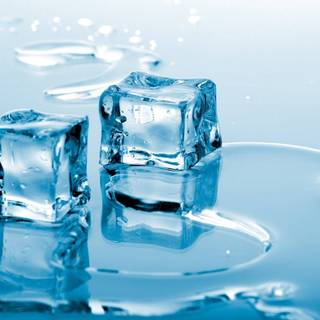 3D ice cube wallpaper