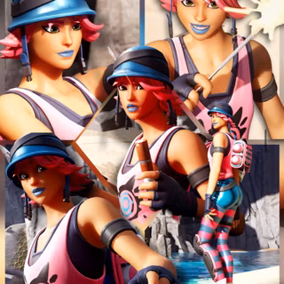 Razor Rae Fortnite wallpaper