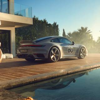 Porsche vintage wallpaper