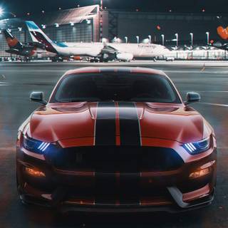 iPhone 4k Mustang wallpaper