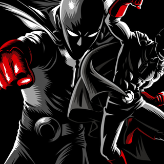 One Punch Man iPhone 14 Pro HD wallpaper