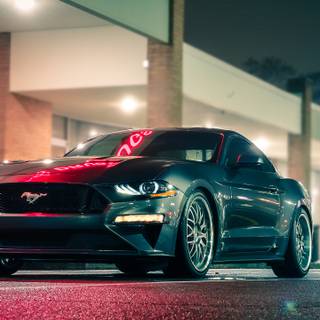 iPhone 4k Mustang wallpaper