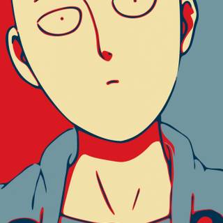 One Punch Man iPhone 14 Pro HD wallpaper