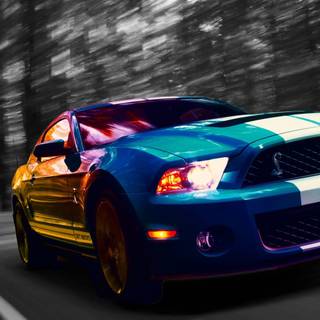 iPhone 4k Mustang wallpaper