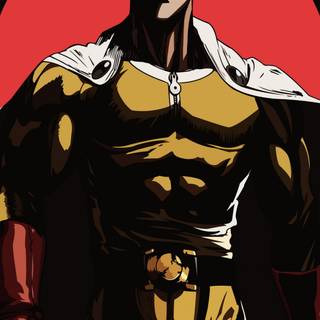 One Punch Man iPhone 14 Pro HD wallpaper