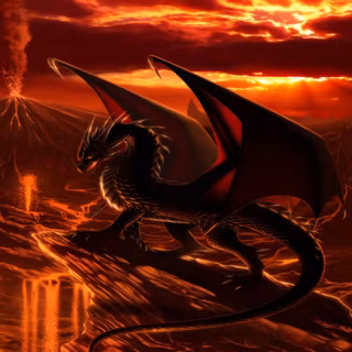 Fire dragon 4k desktop wallpaper