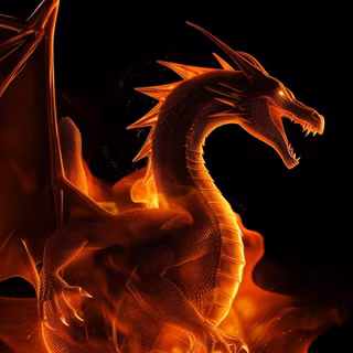 Gold dragon iPhone wallpaper