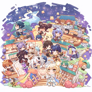 Kawaii Genshin Impact wallpaper