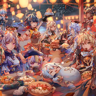 Kawaii Genshin Impact wallpaper