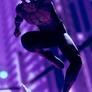 Spider-Man purple wallpaper