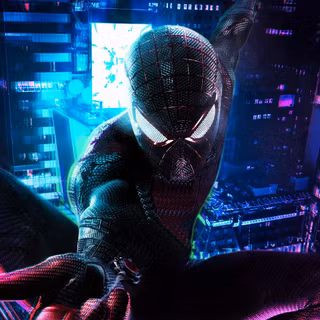 Spider-Man purple wallpaper