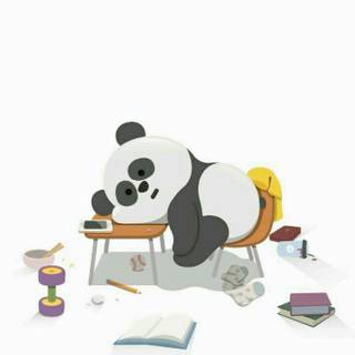 Study cartoon wallpaper