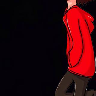 Boy illustration wallpaper