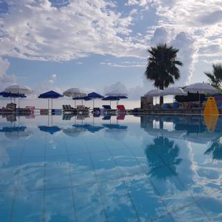 Summertime swimming wallpaper