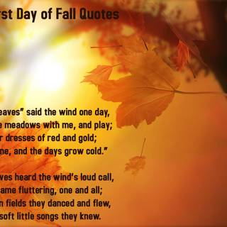 Autumn motivational wallpaper